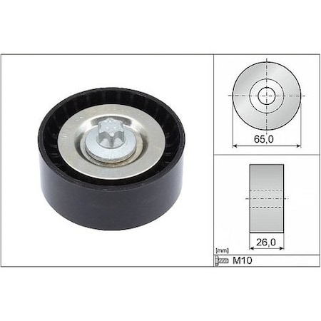 Ina Idler Pulley Smooth Oem, Fp05701 FP05701
